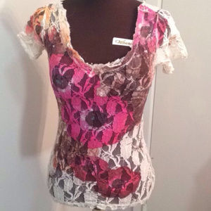 Floral Lace Top